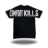 COMFORT KILLS BLACK OVERSIZED BILLBOARD TEE