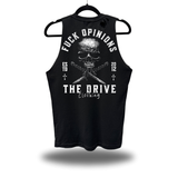 FUCK OPINIONS ROAD RASH BLACK TANK TOP