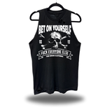 BET ON YOUR SELF - ROAD RASH BLACK TANK TOP