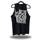 ENJOY LIFE - ROAD RASH BLACK TANK TOP