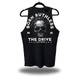 BORN RUTHLESS ROAD RASH BLACK TANK TOP