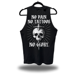NO PAIN NO TATTOOS ROAD RASH TANK TOP