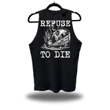 REFUSE TO DIE - ROAD RASH BLACK TANK TOP