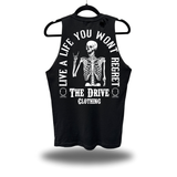 LIVE A LIFE ROAD RASH BLACK TANK TOP