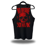 FIT IN ROAD RASH BLACK TANK TOP