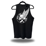 NEVER DIE ROAD RASH BLACK TANK TOP