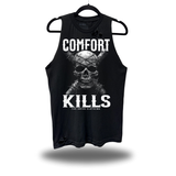 COMFORT KILLS SKULL ROAD RASH TANK TOP