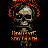 DOMINATE DECAL