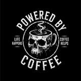 POWERED COFFEE DECAL