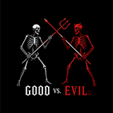 GOOD VS EVIL DECAL