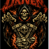DRIVEN ENGINE DECAL