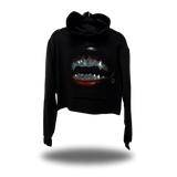 DIAMOND TEETH CROP HOODIE