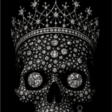 DIAMOND SKULL DECAL