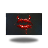 DEVIL LIPS FLAG