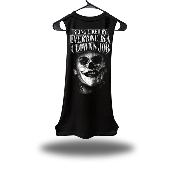 CLOWN JOB DRUMMER ROAD RASH TANK TOP