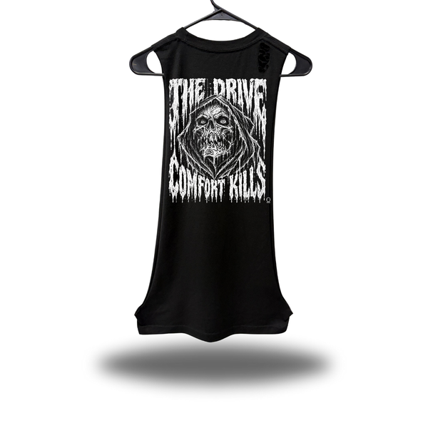 REAPER KILLS DRUMMER DISTRESSED TANK TOP