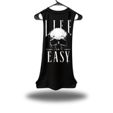 LIFE ISN'T EASY DRUMMER ROAD RASH TANK TOP