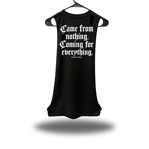 CAME DRUMMER DISTRESSED TANK TOP