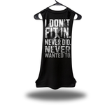 NEVER WANTED DRUMMER ROAD RASH TANK TOP