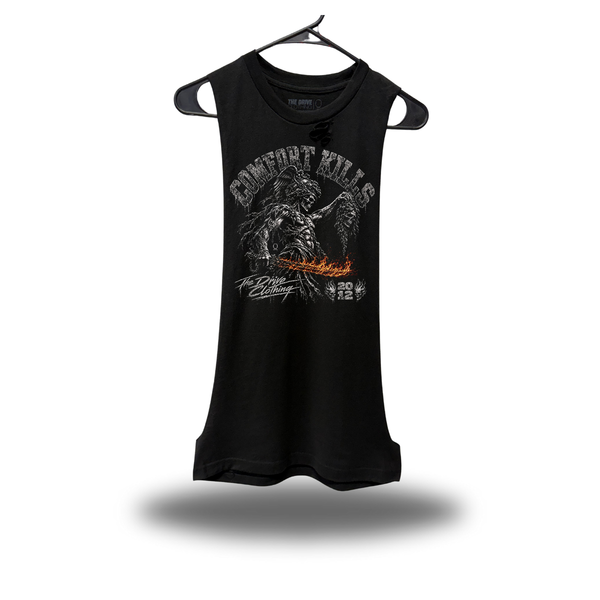 COMFORT GODDESS DRUMMER ROAD RASH TANK TOP