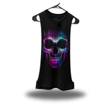 NEON SKULL DRUMMER ROAD RASH TANK TOP
