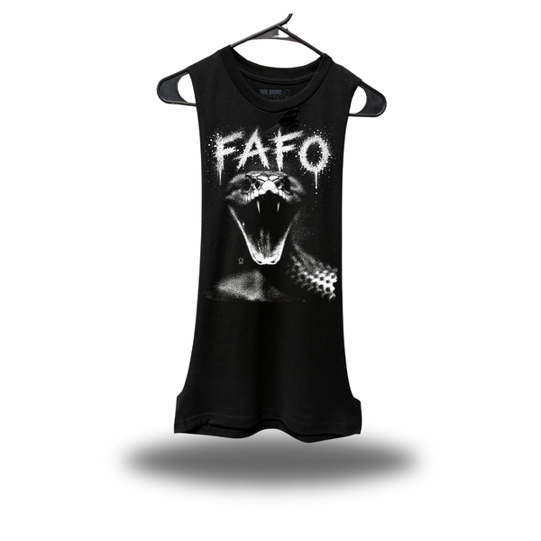 FAFO SNAKE DRUMMER ROAD RASH TANK TOP