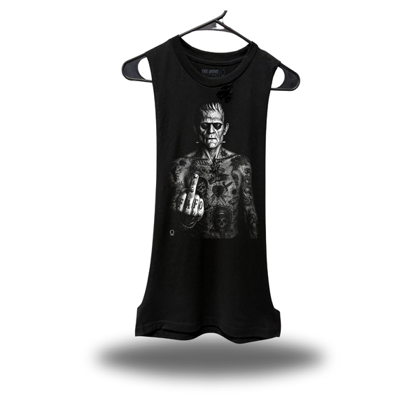 PUNK FU FRANKY DRUMMER ROAD RASH TANK TOP