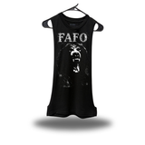 FAFO BEAR DRUMMER ROAD RASH TANK TOP