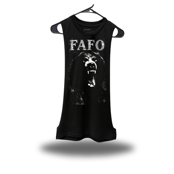 FAFO BEAR DRUMMER ROAD RASH TANK TOP