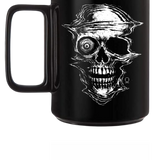 DISTORTED SKULL COFFEE MUG