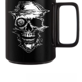 DISTORTED SKULL COFFEE MUG