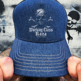 RAZA DENIM CURVED BILL HAT