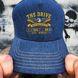 NEVER DIE DENIM CURVED BILL HAT
