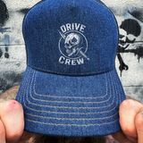 DRIVE CREW DENIM CURVED BILL HAT