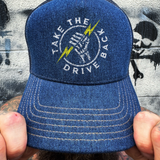 DRIVE BACK DENIM CURVED BILL HAT
