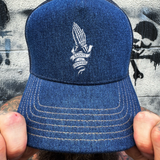 SAINTS SINNERS DENIM CURVED BILL HAT