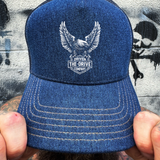 EAGLE DENIM CURVED BILL HAT