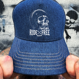 RIDE FREE DENIM CURVED BILL HAT
