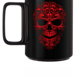 EVIL FILIGREE SKULL COFFEE MUG