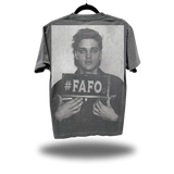 FAFO ELVIS FADED BLACK OVERSIZED TEE
