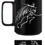 FIGHT TO DEATH BLACK COFFEE MUG