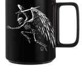 FIGHT TO DEATH BLACK COFFEE MUG