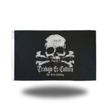 TRABAJO ES CULTURA SKULL FLAG