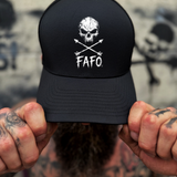 FAFO SKULL FLEXFIT HAT