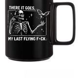 FLYING BLACK COFFEE MUG