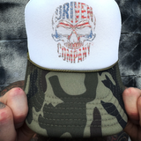 DRIVEN COMPANY FOAM CURVED BILL CAMO HAT