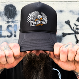 EAGLE TDC FOAM CURVED BILL BLACK HAT