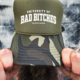 UNIVERSITY FOAM CURVED BILL GREEN CAMO HAT