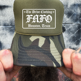 TDC FAFO FOAM CURVED BILL GREEN CAMO HAT