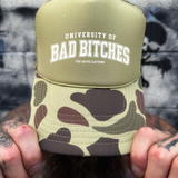UNIVERSITY FOAM CURVED BILL SAND CAMO HAT